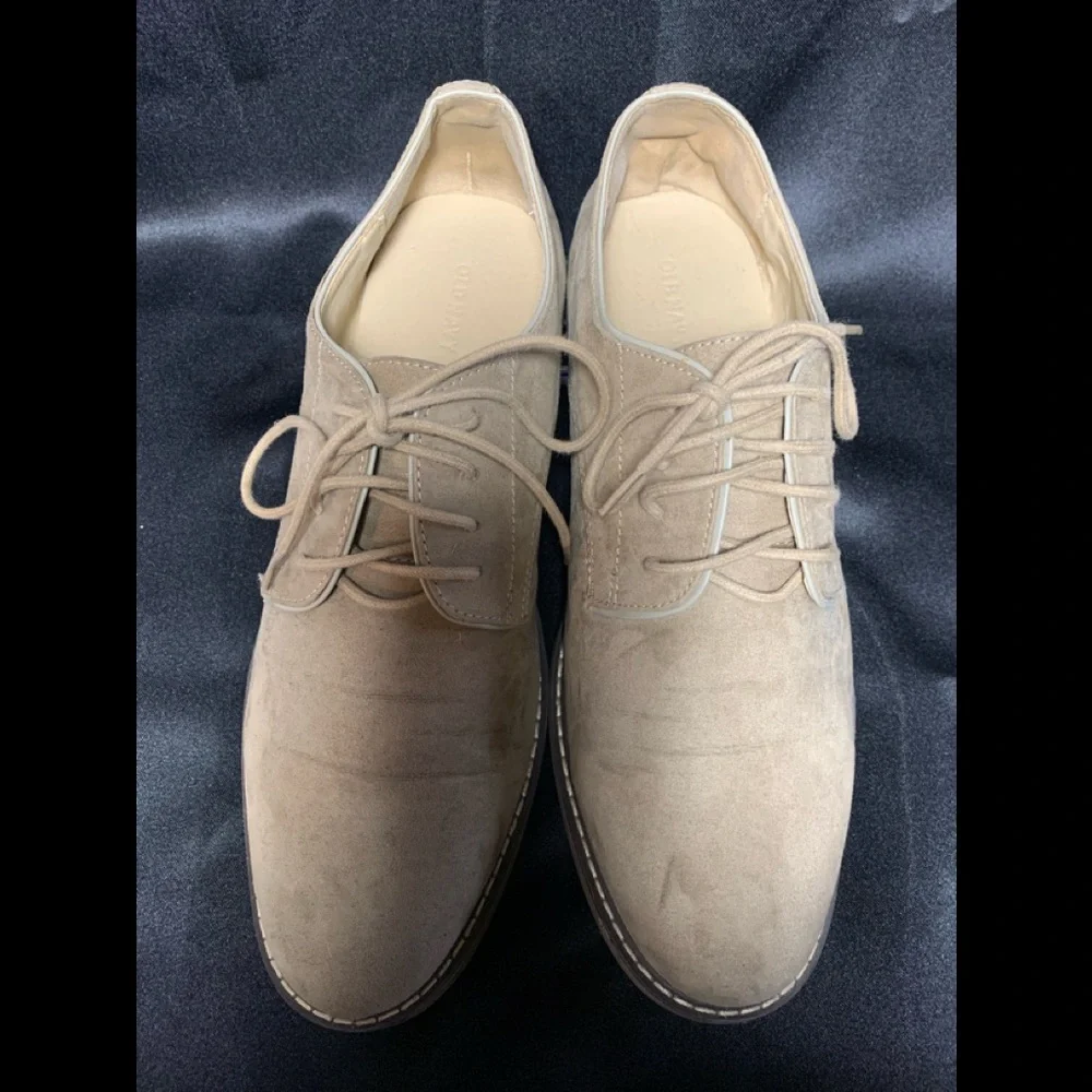 Old Navy mens suede oxford shoes - Picture 1 of 5